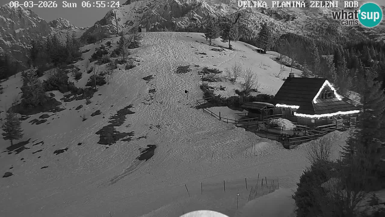 Zeleni Rob – Webcam live | Velika Planina