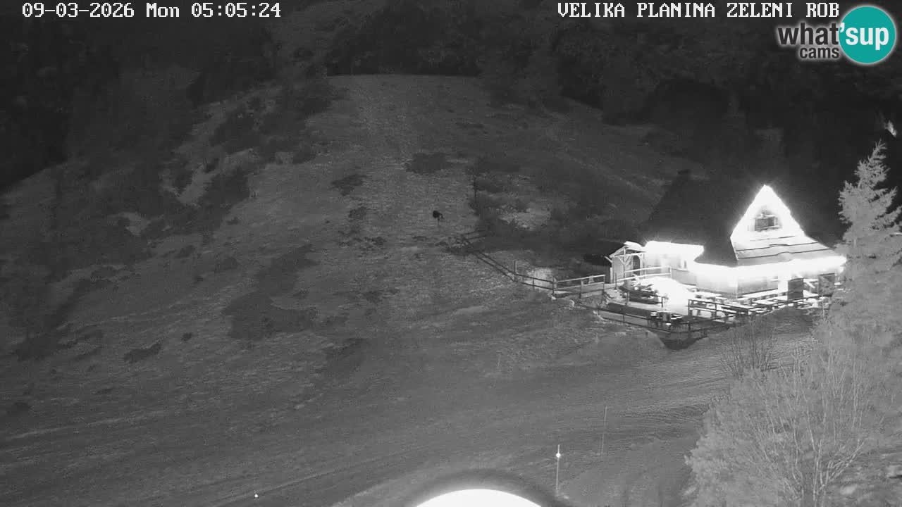 Zeleni Rob | Web kamera Velika Planina