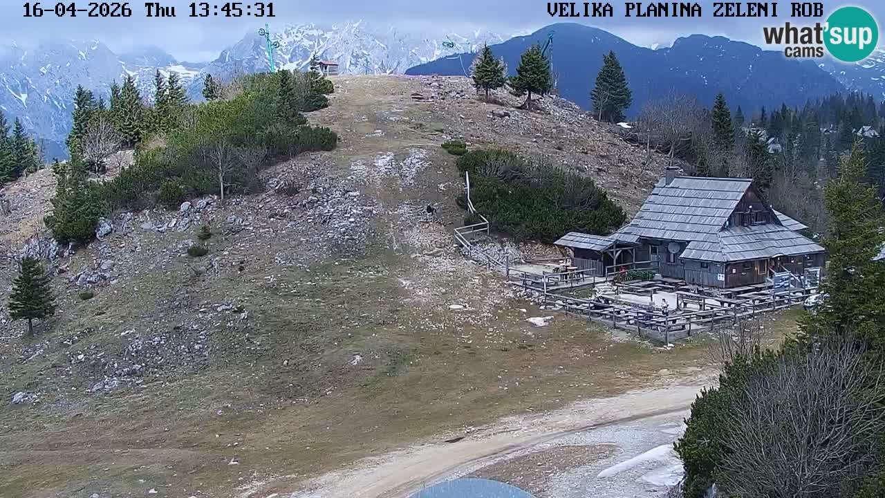 Zeleni Rob | Webcam live Velika Planina
