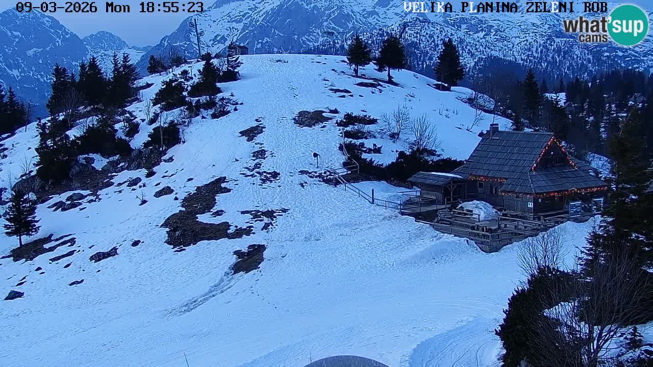 Zeleni Rob – Webcam live | Velika Planina