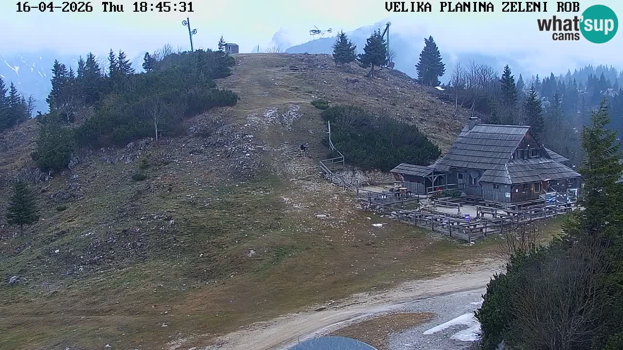 Zeleni Rob – Webcam live | Velika Planina