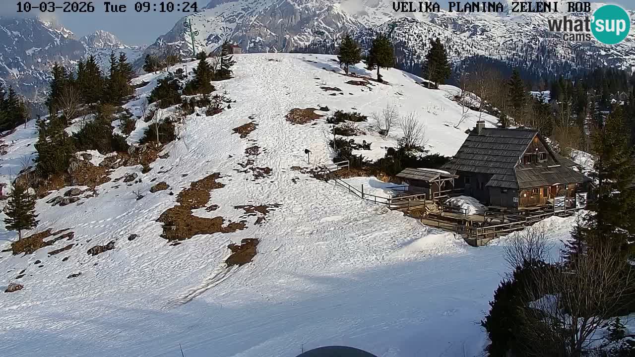 Zeleni Rob | Webcam live Velika Planina