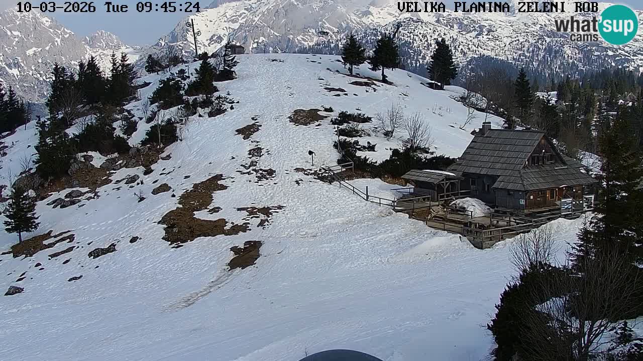 Zeleni Rob – Webcam live | Velika Planina