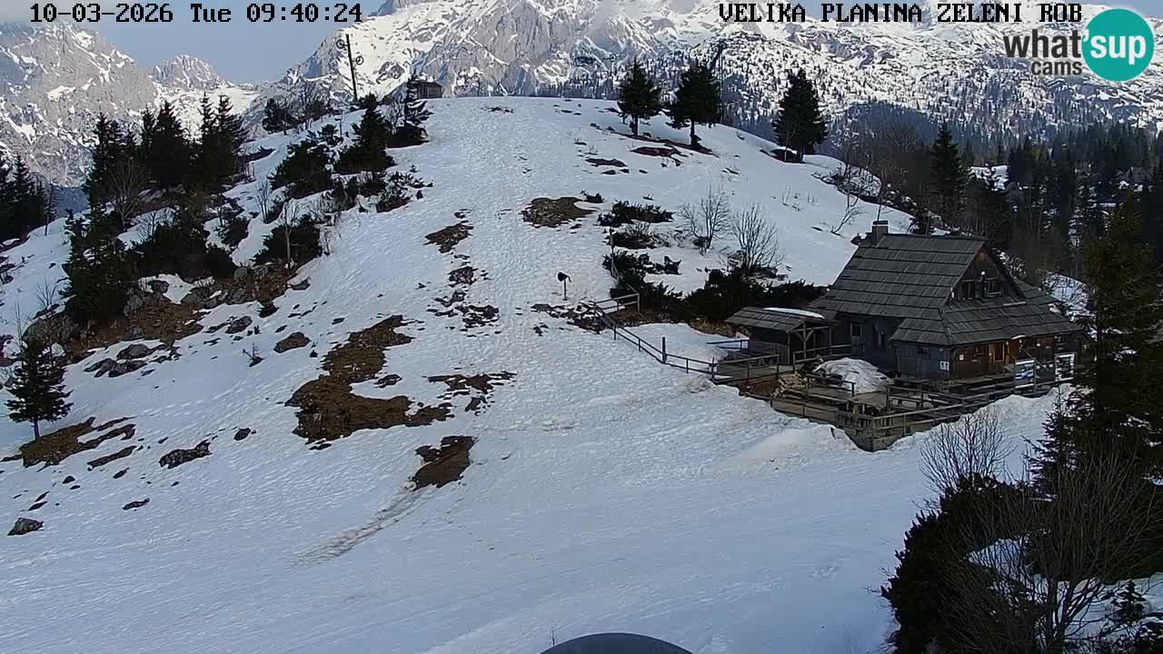Zeleni Rob – Webcam live | Velika Planina