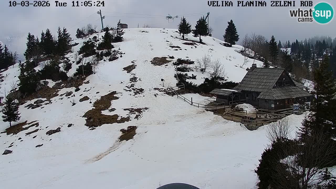 Zeleni Rob – Webcam live | Velika Planina