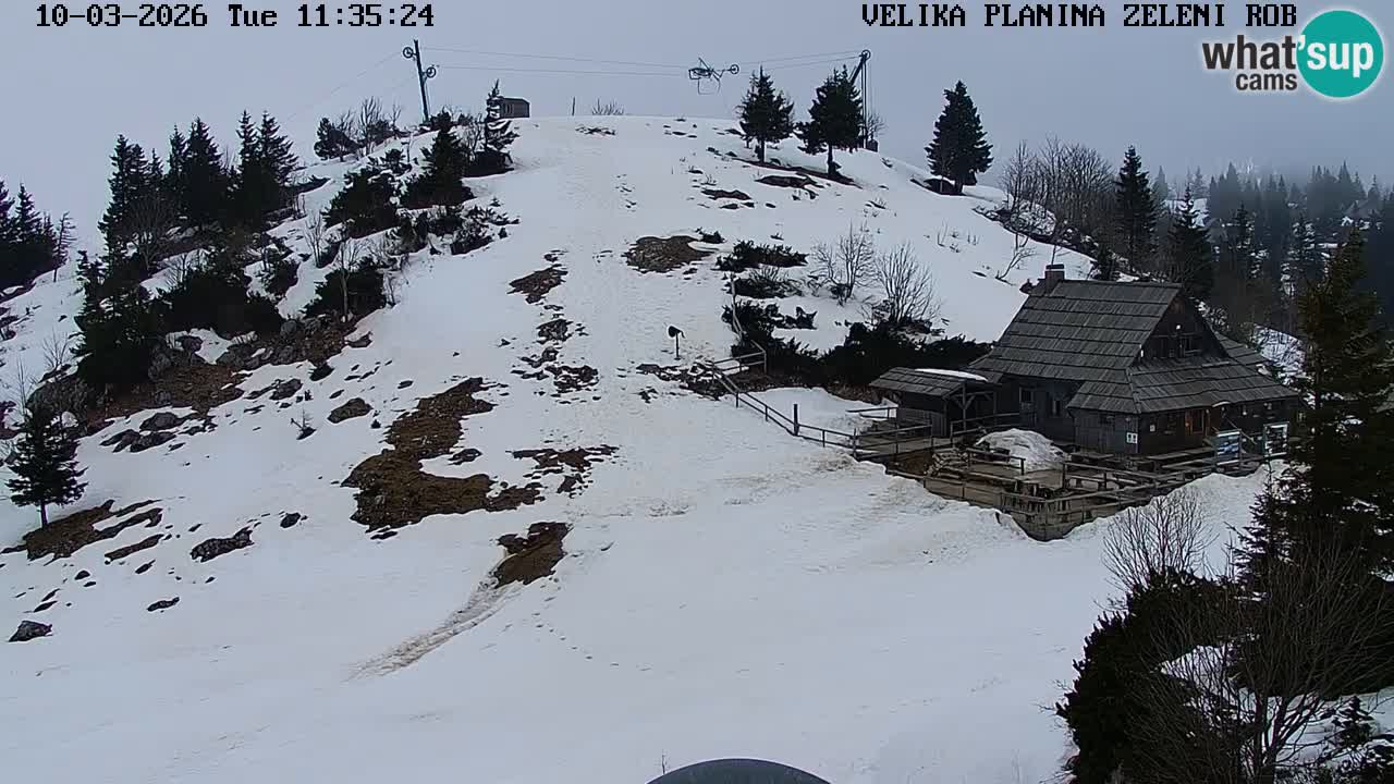 Zeleni Rob | Webcam live Velika Planina