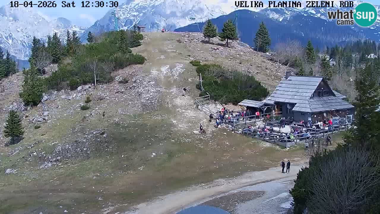 Zeleni Rob – Webcam live | Velika Planina