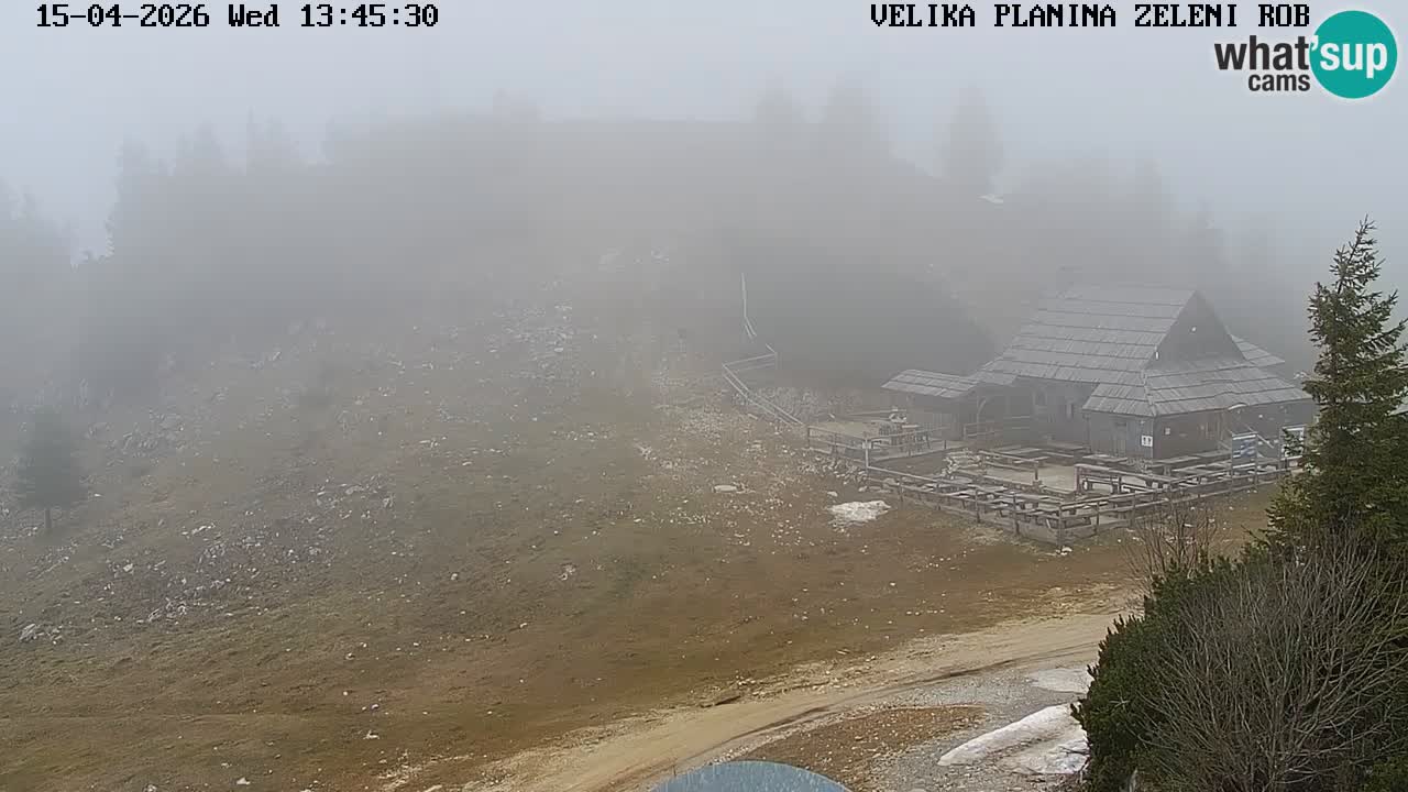 Zeleni Rob | Web kamera Velika Planina