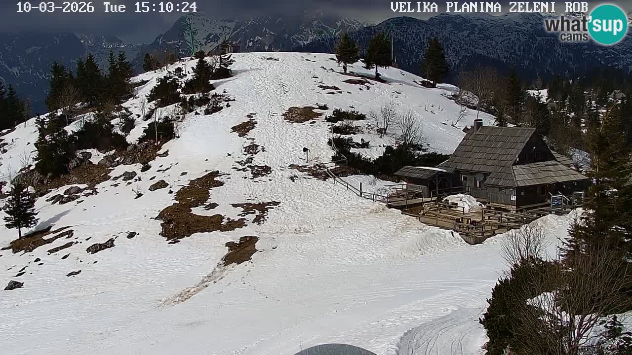 Zeleni Rob | Webcam live Velika Planina