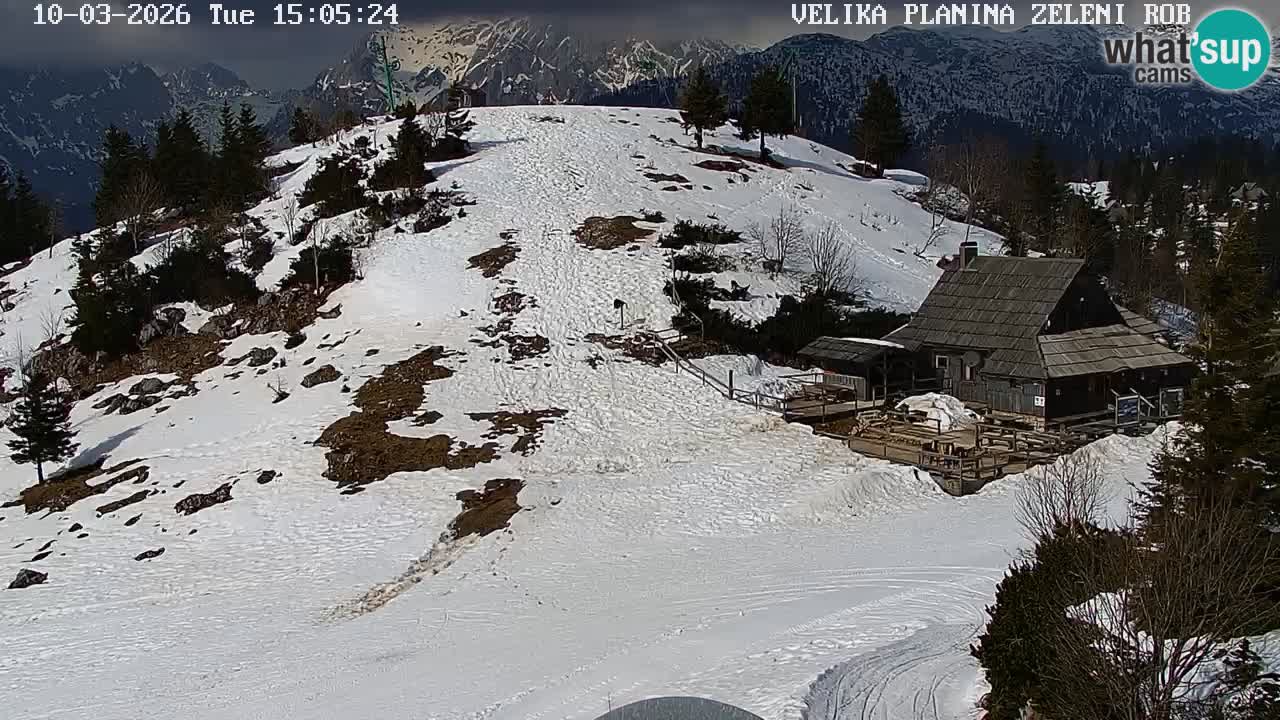 Zeleni Rob | Webcam live Velika Planina