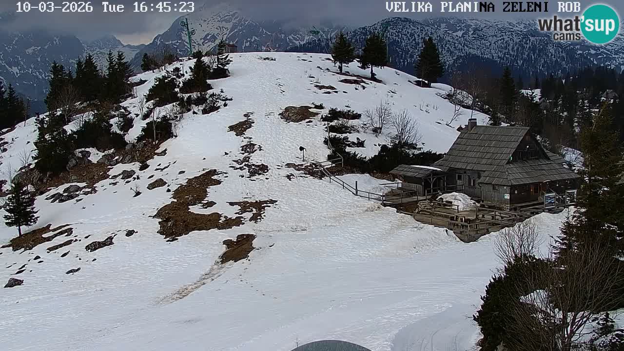 Zeleni Rob | Webcam live Velika Planina