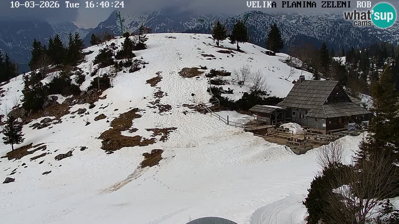 Zeleni Rob – Webcam live | Velika Planina