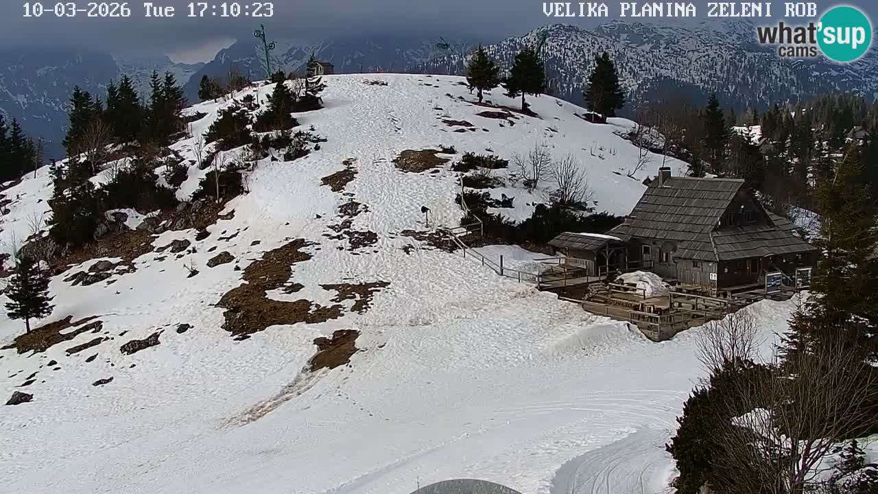 Zeleni Rob | Webcam live Velika Planina