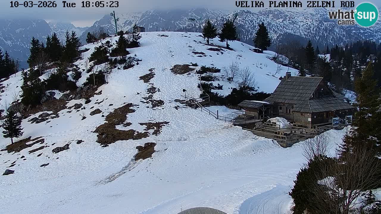 Zeleni Rob | Web kamera Velika Planina
