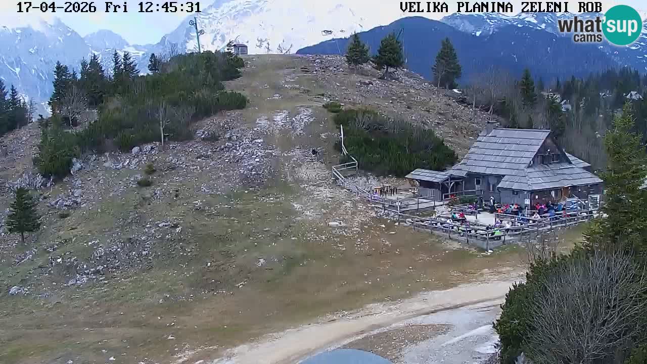 Zeleni Rob – Webcam live | Velika Planina