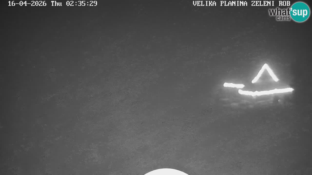 Zeleni Rob – kamera v živo | Velika Planina