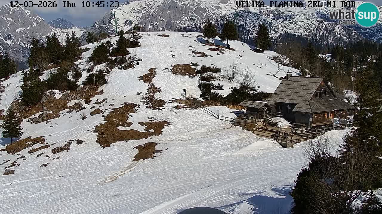 Zeleni Rob | Webcam live Velika Planina