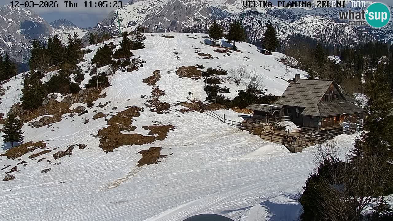 Zeleni Rob – Webcam live | Velika Planina