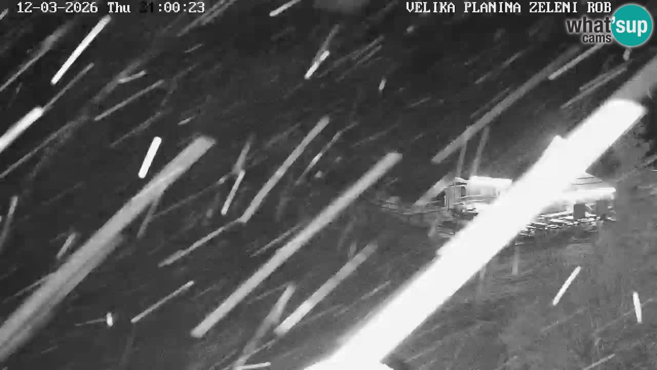 Zeleni Rob – Webcam live | Velika Planina