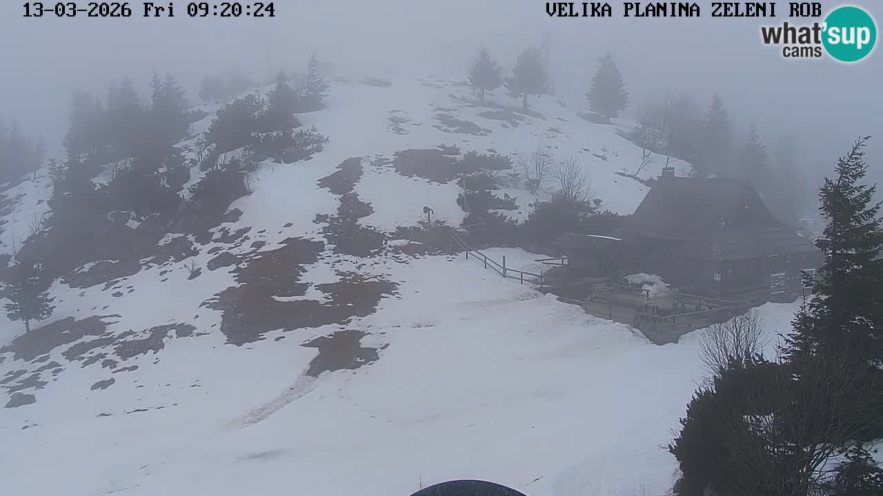 Zeleni Rob – Webcam live | Velika Planina