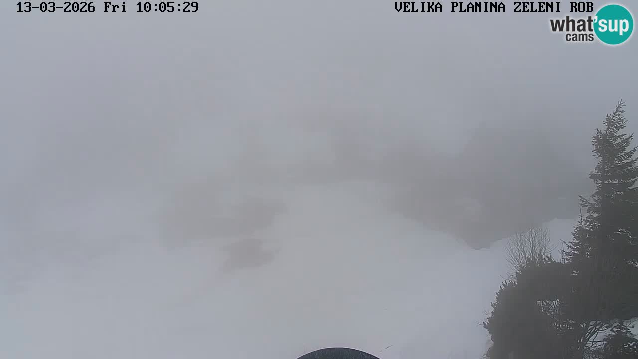 Zeleni Rob | Web kamera Velika Planina