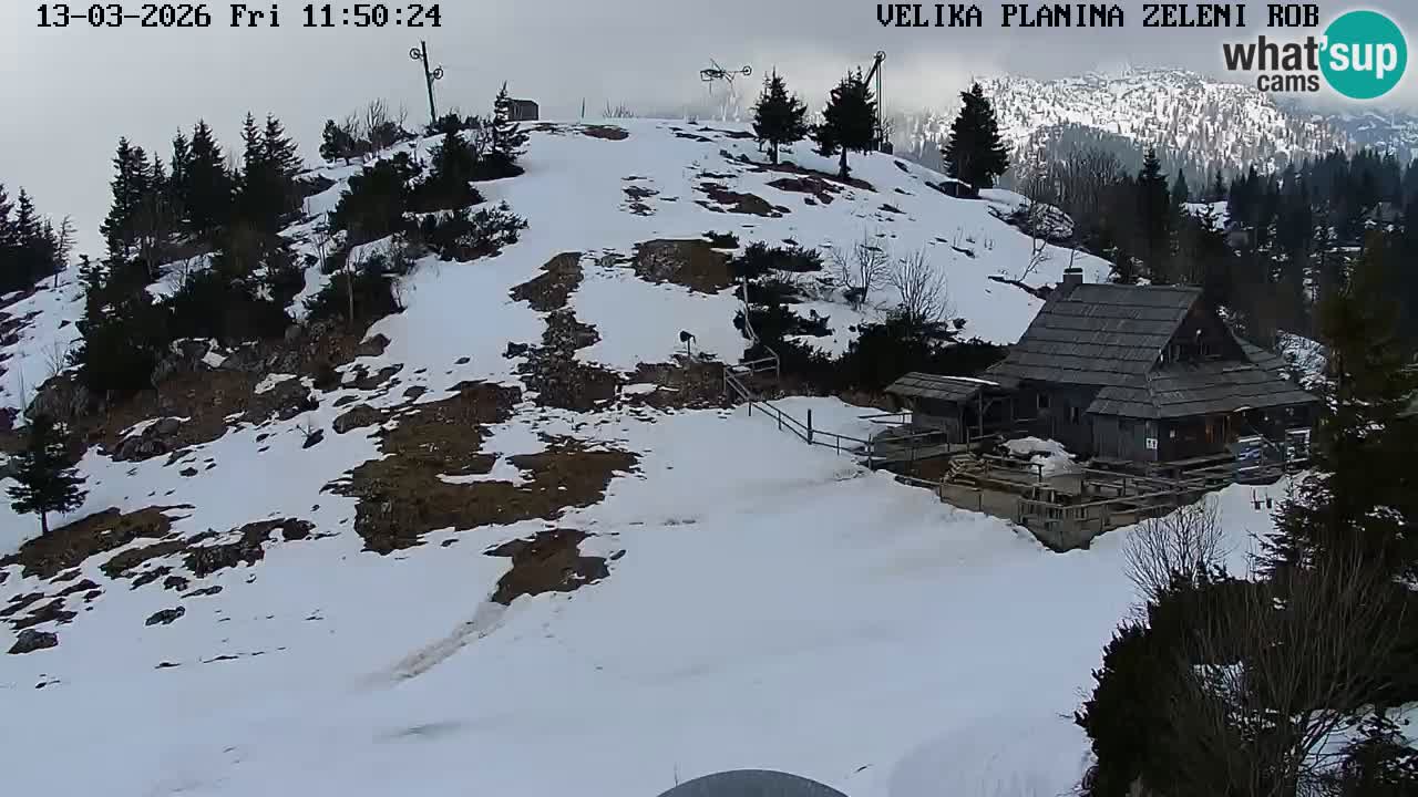 Zeleni Rob – Webcam live | Velika Planina
