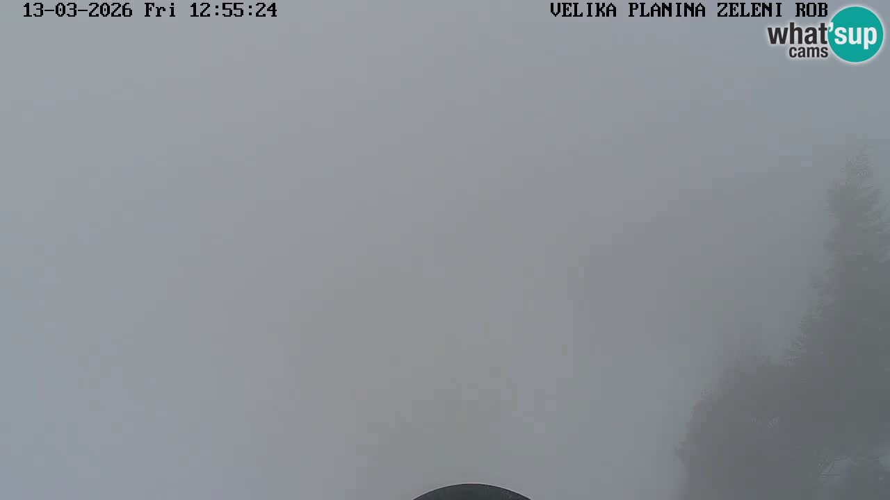 Zeleni Rob | Webcam en vivo Velika Planina