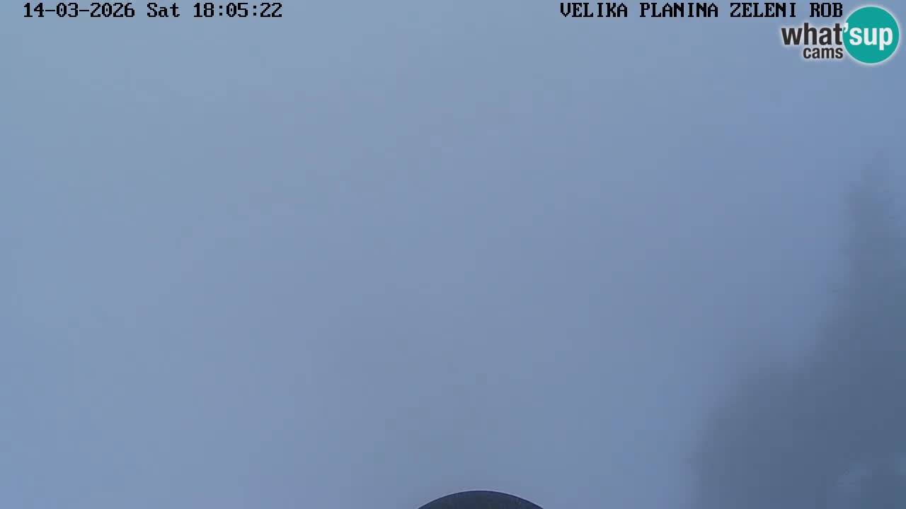 Zeleni Rob | Webcam en vivo Velika Planina