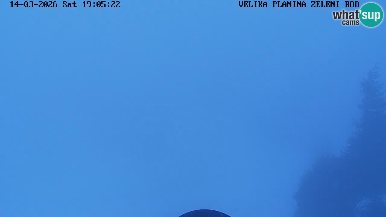 Zeleni Rob | Webcam live Velika Planina