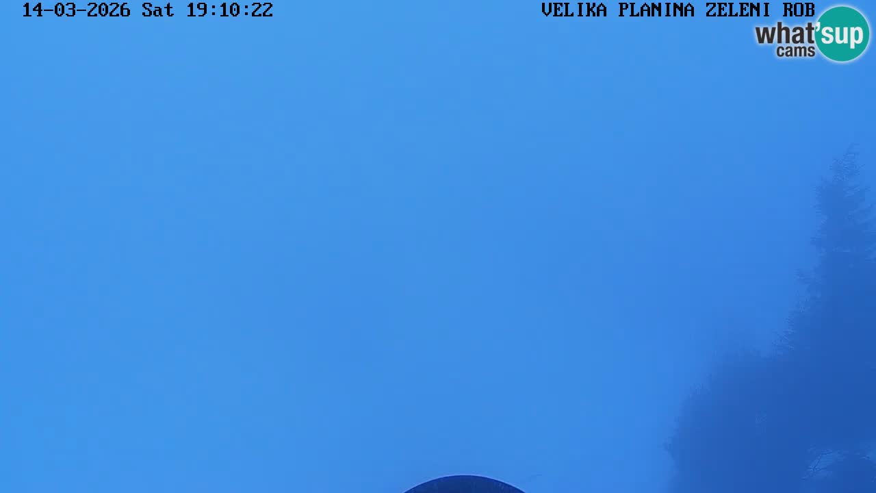 Zeleni Rob | Webcam en vivo Velika Planina