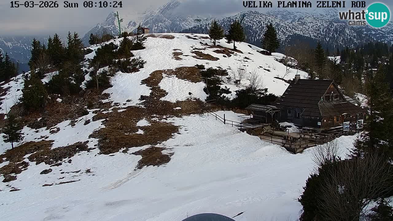 Zeleni Rob – Webcam live | Velika Planina
