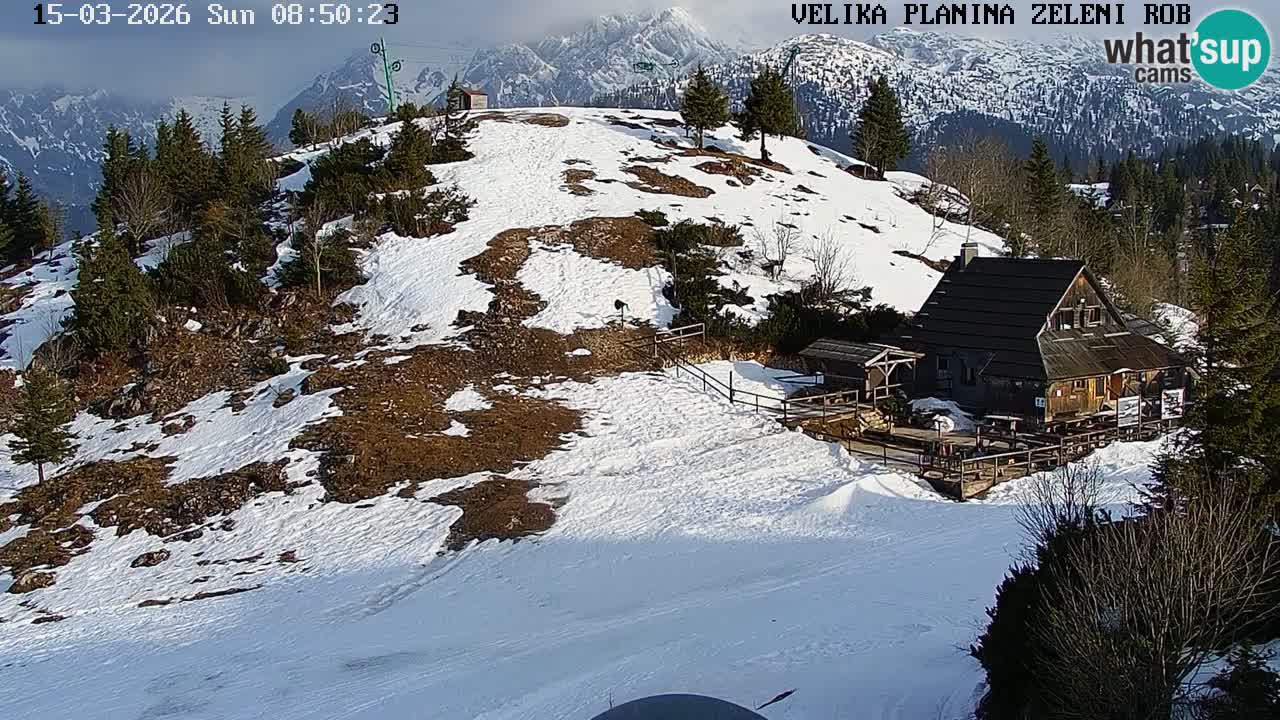 Zeleni Rob – Webcam live | Velika Planina