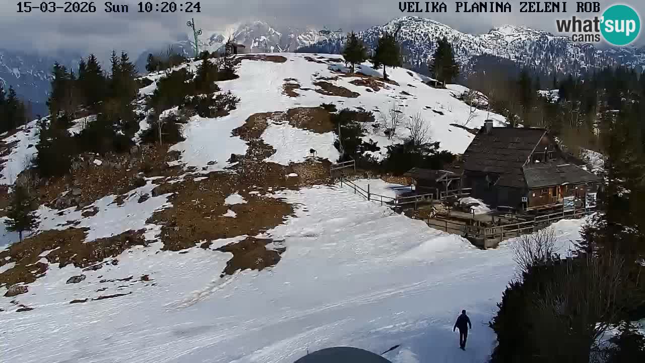 Zeleni Rob – Webcam live | Velika Planina
