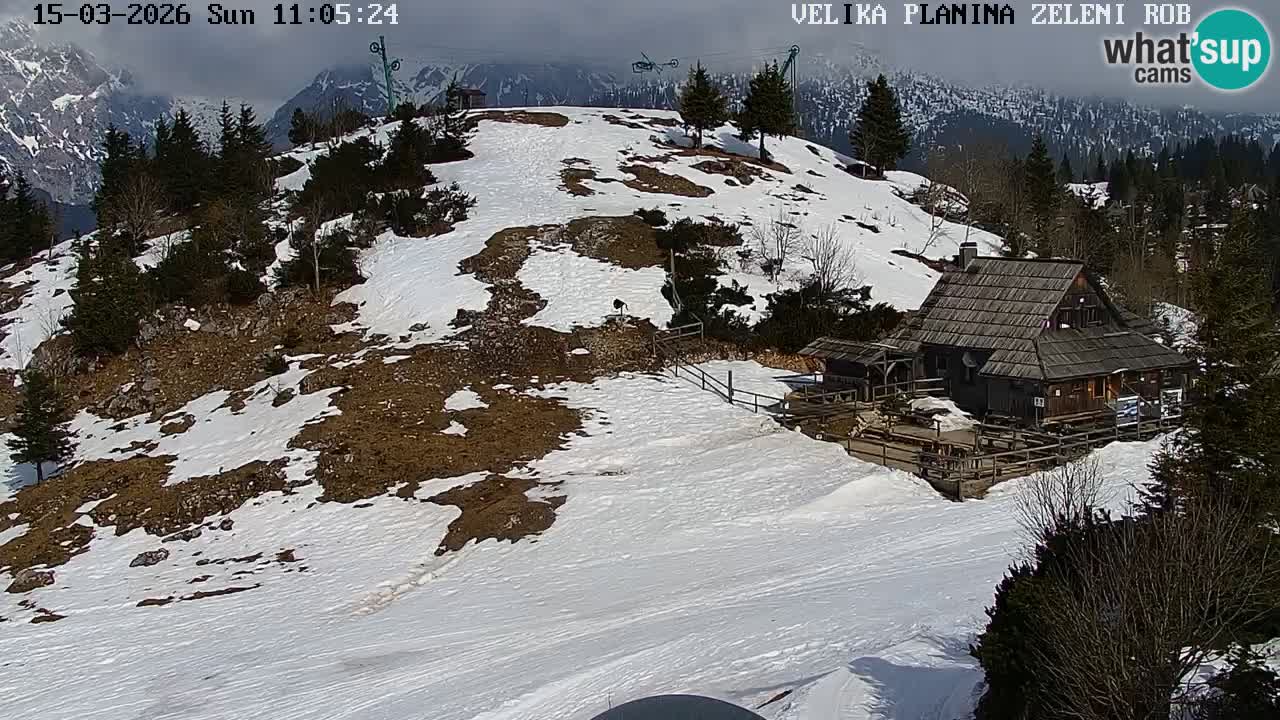 Zeleni Rob – Webcam live | Velika Planina