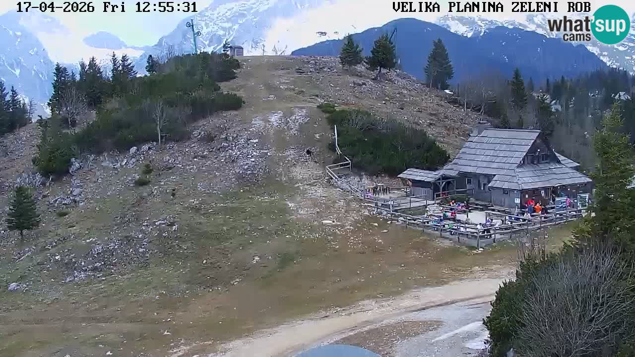 Zeleni Rob – Webcam live | Velika Planina