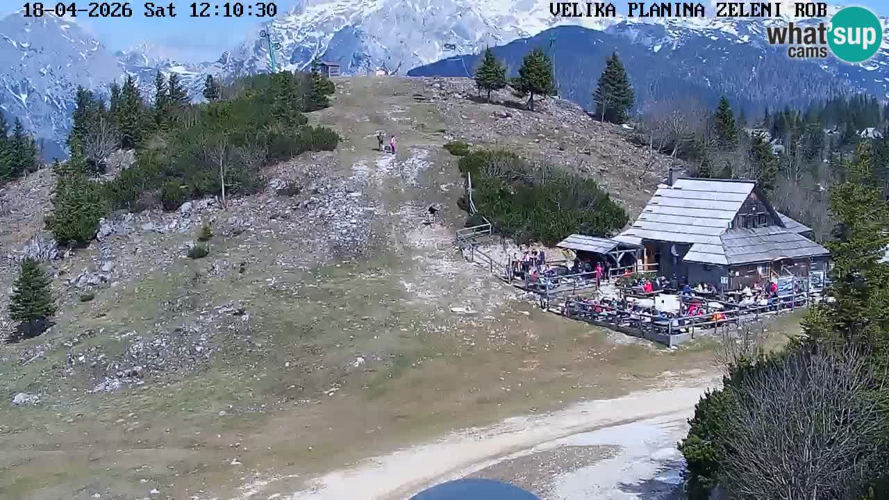 Zeleni Rob – Webcam live | Velika Planina
