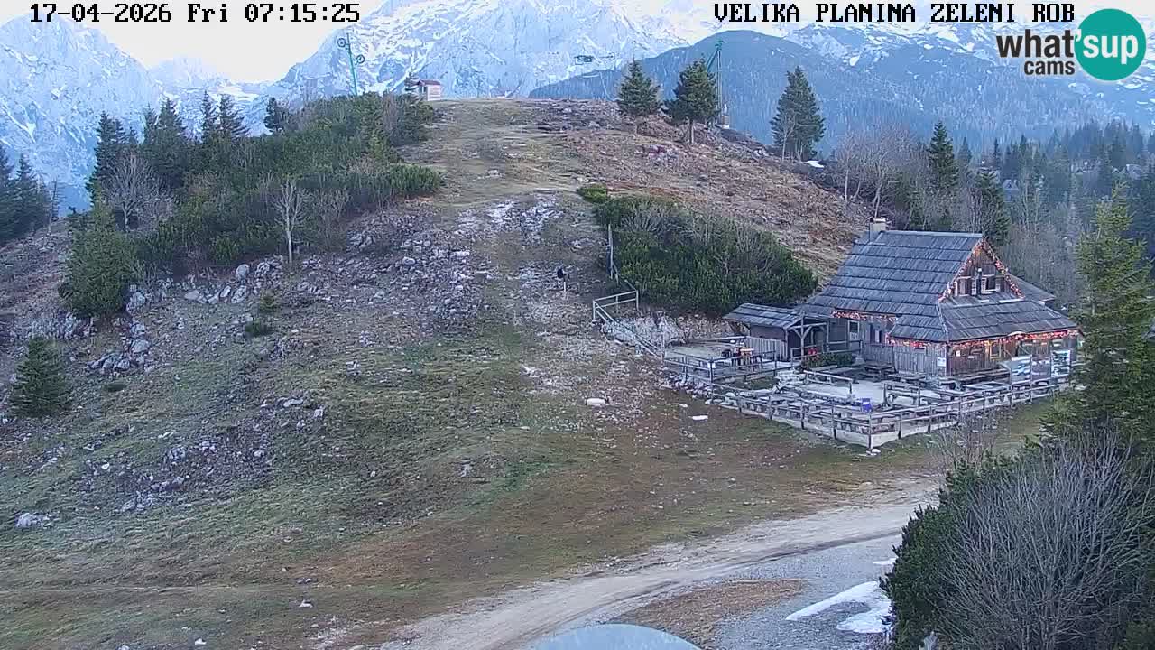 Zeleni Rob – Webcam live | Velika Planina