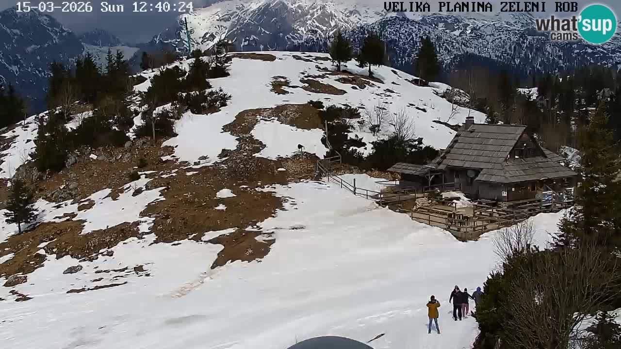 Zeleni Rob – Webcam live | Velika Planina
