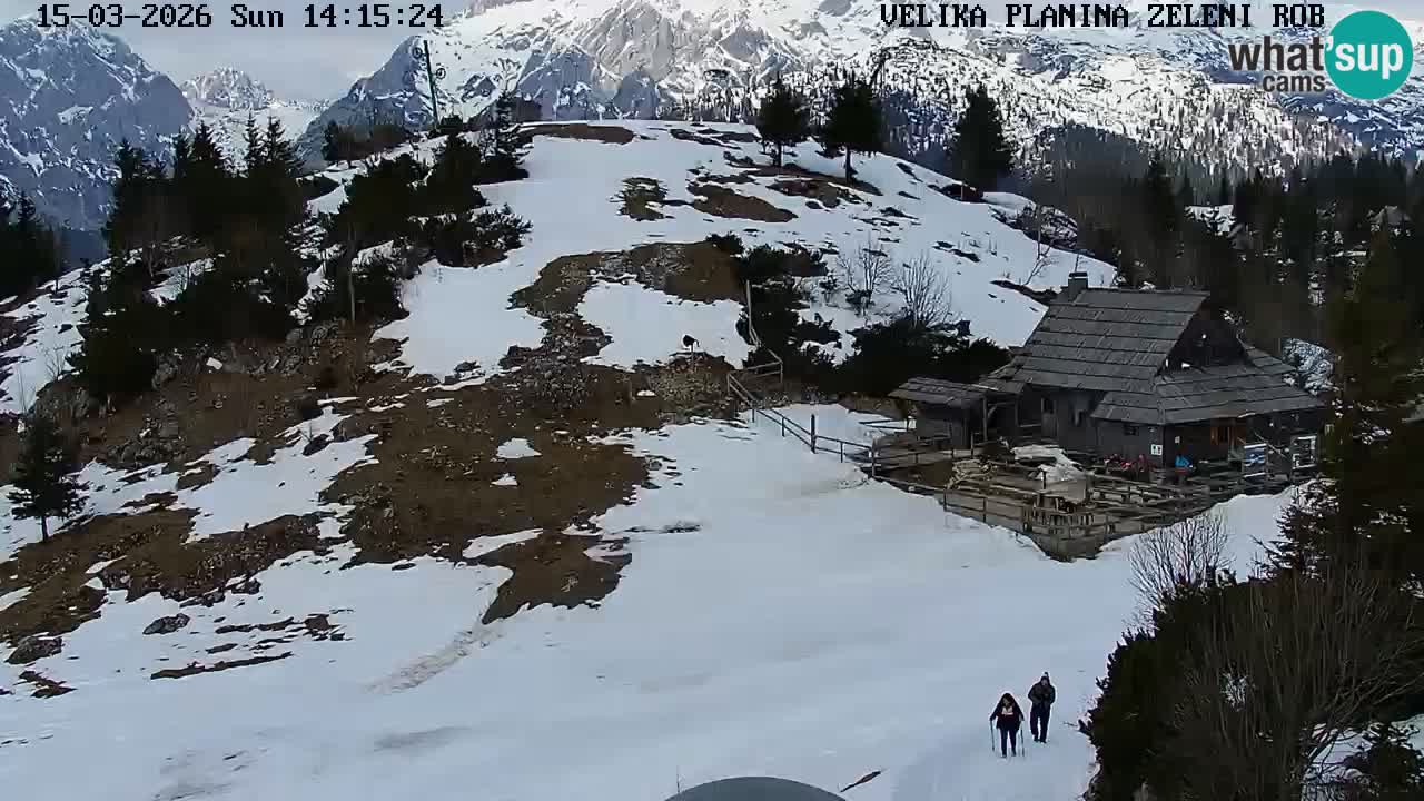 Zeleni Rob – Webcam live | Velika Planina