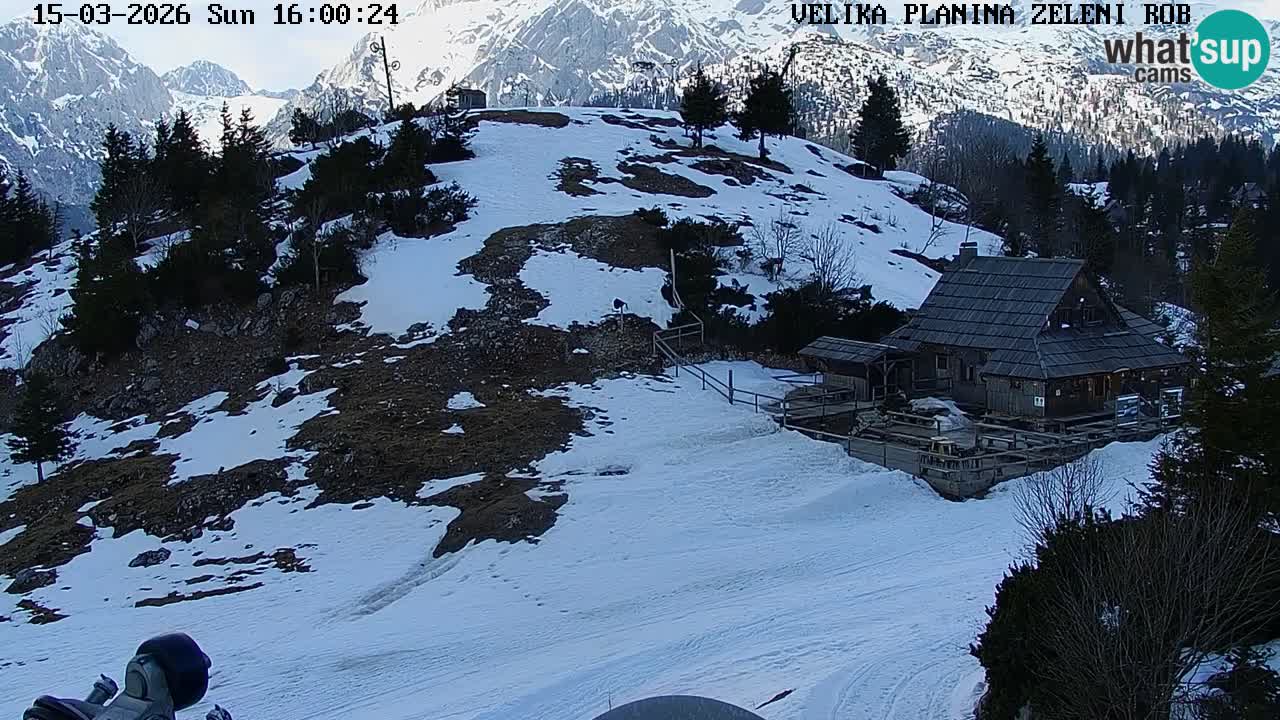 Zeleni Rob – Webcam live | Velika Planina