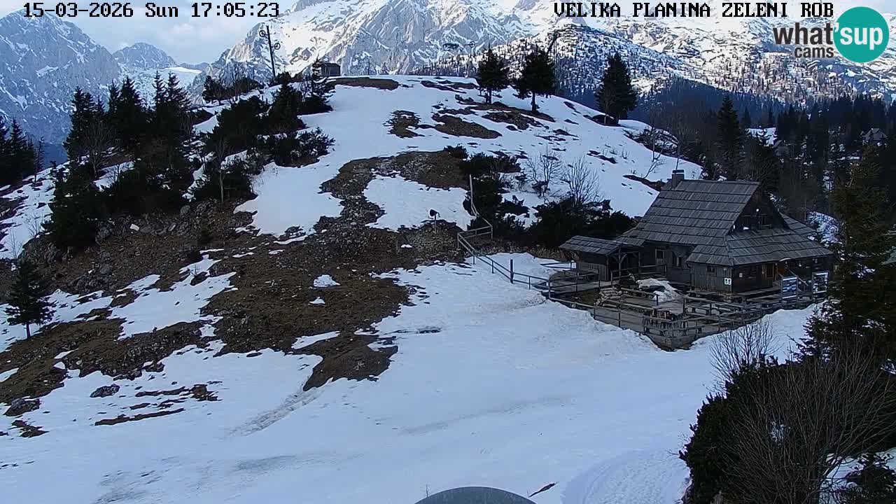 Zeleni Rob – Webcam live | Velika Planina