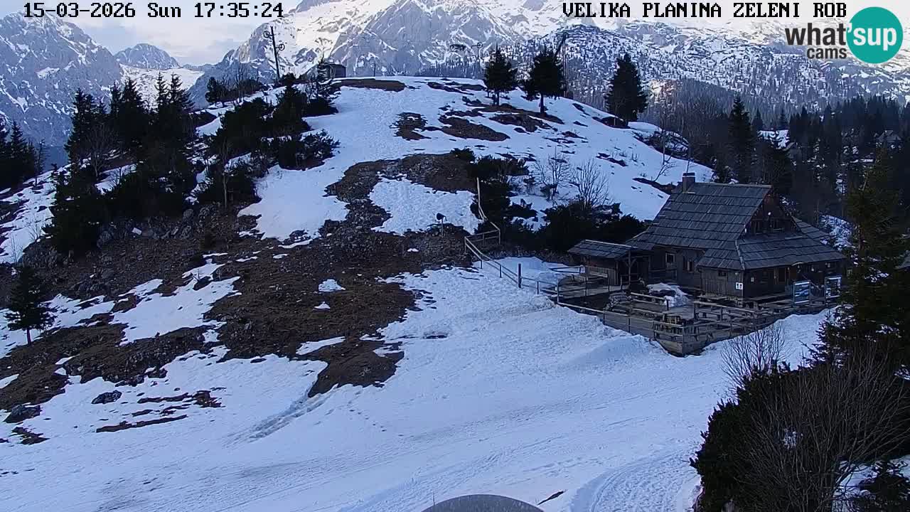 Zeleni Rob | Webcam live Velika Planina