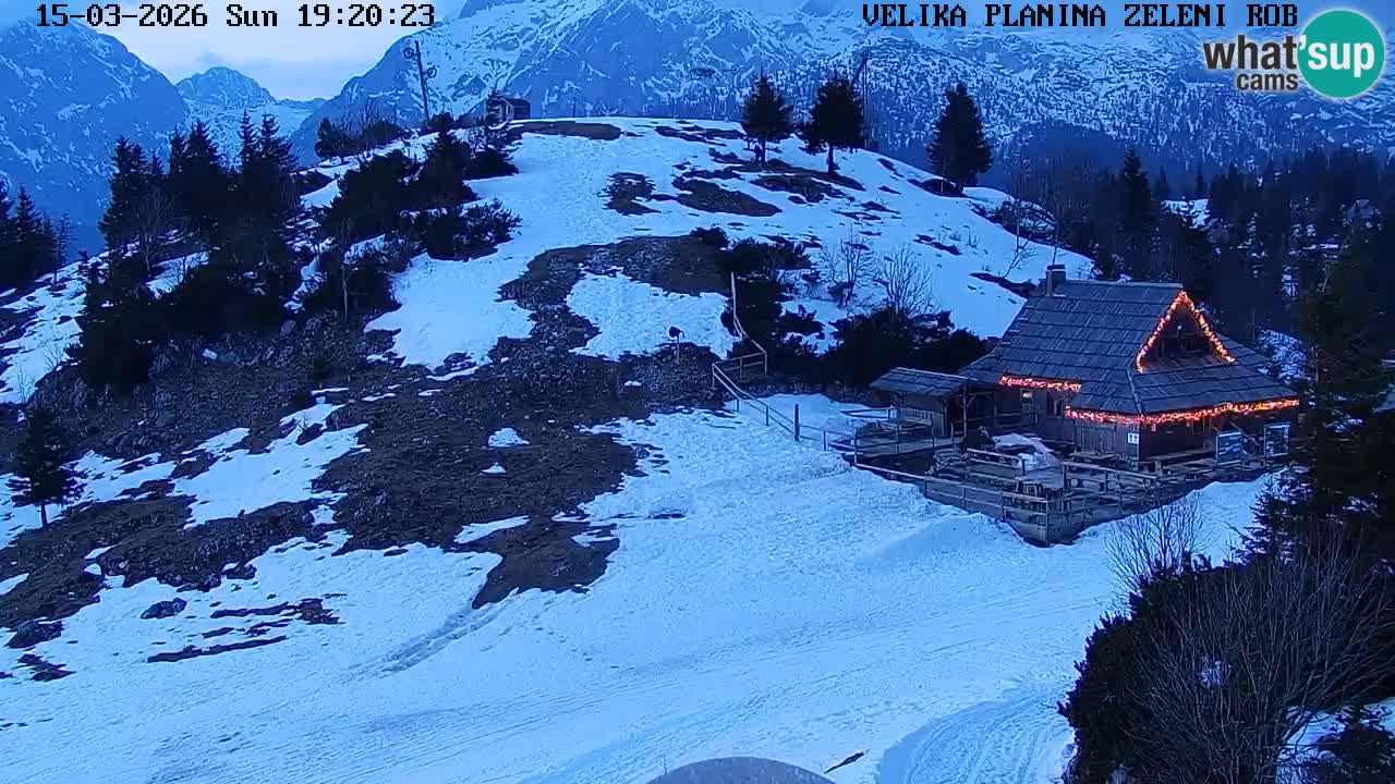 Zeleni Rob – Webcam live | Velika Planina