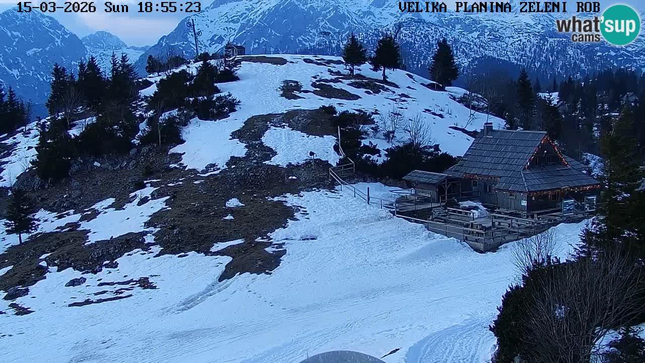 Zeleni Rob | Webcam live Velika Planina