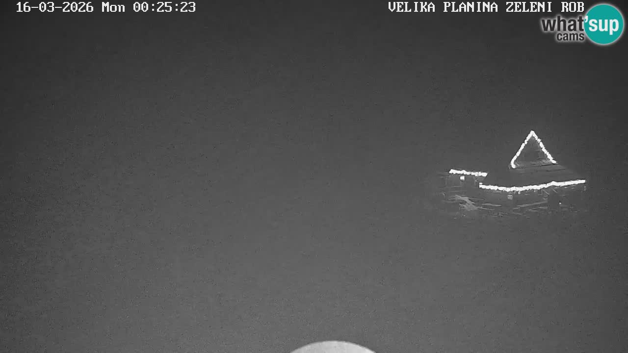 Zeleni Rob – kamera v živo | Velika Planina
