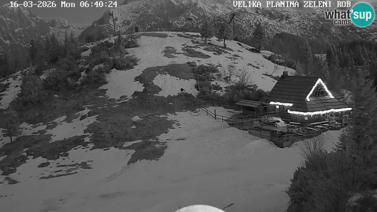 Zeleni Rob – Webcam live | Velika Planina
