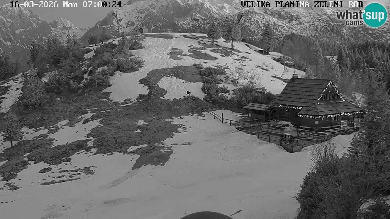 Zeleni Rob – Webcam live | Velika Planina