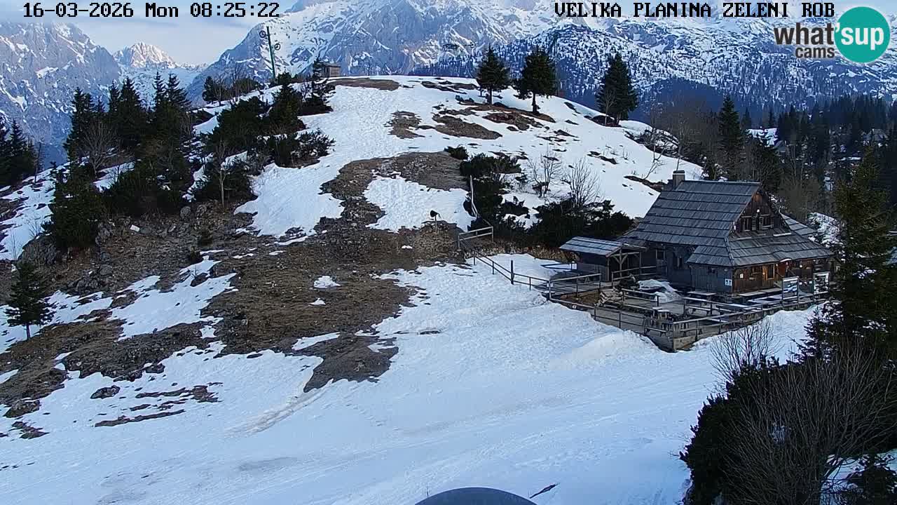 Zeleni Rob – Webcam live | Velika Planina