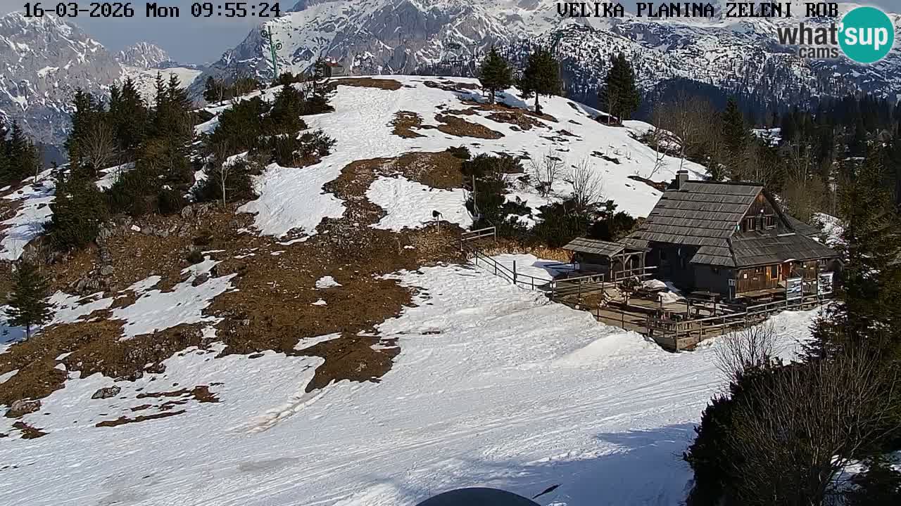 Zeleni Rob – Webcam live | Velika Planina