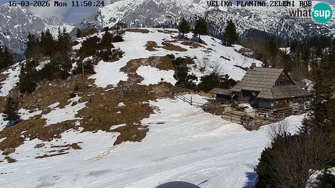 Zeleni Rob – Webcam live | Velika Planina